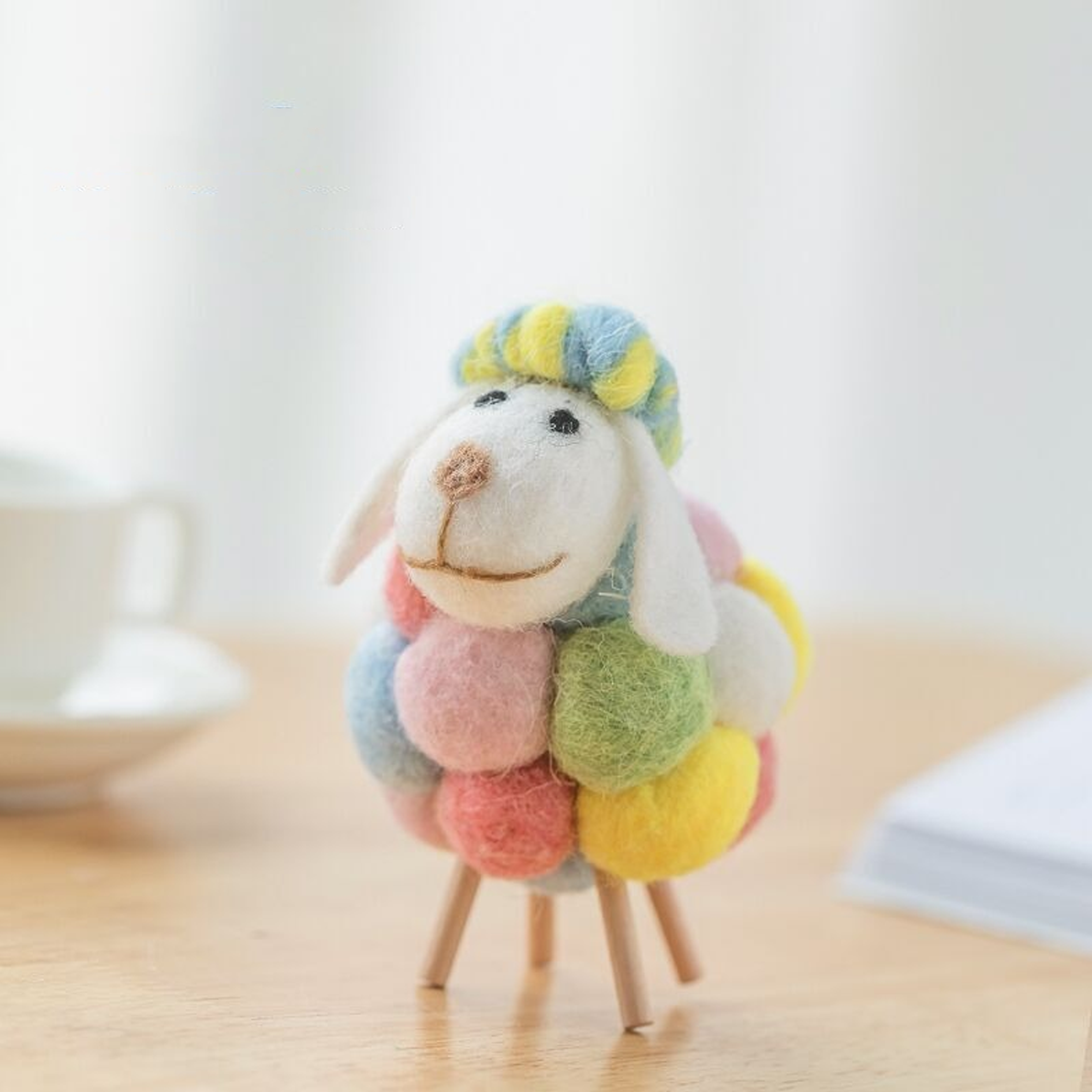 Wool Felt Animal Figurines